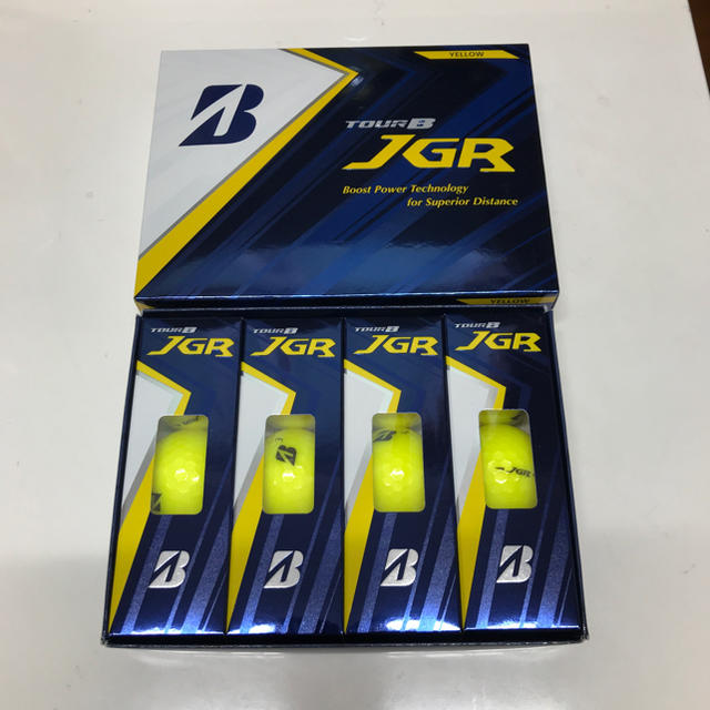 BRIDGESTONE(ブリヂストン)のブリヂストン ＪＧＲ １ダース、新品未使用 イエロー C hika504さん専用 チケットのスポーツ(ゴルフ)の商品写真