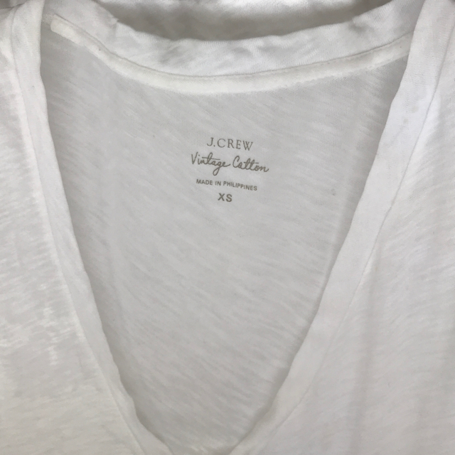 J.Crew(ジェイクルー)のVネック Tシャツ 白or黒 レディースのトップス(Tシャツ(半袖/袖なし))の商品写真