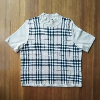 バーバリー(BURBERRY)のBURBERRY  サマーニット(カットソー(半袖/袖なし))