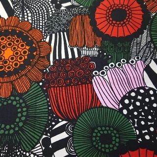 マリメッコ(marimekko)のピエニシールトラプータルハ50cmオレンジ(生地/糸)