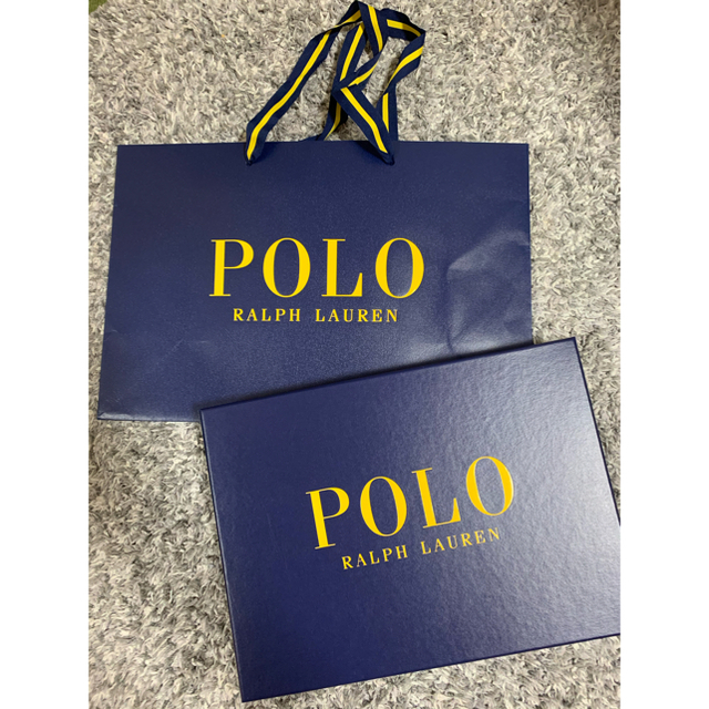 POLO RALPH LAUREN(ポロラルフローレン)のPOLO ラルフローレン 箱 プレゼント インテリア/住まい/日用品のオフィス用品(ラッピング/包装)の商品写真