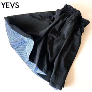 ザラ(ZARA)のYEVS イーブス リバーシブル ひざ丈フレアスカート(ひざ丈スカート)