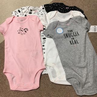 カーターズ(carter's)のとも様専用♪おトク！カーターズ 女の子 半袖ロンパース5枚セット 6Month(ロンパース)