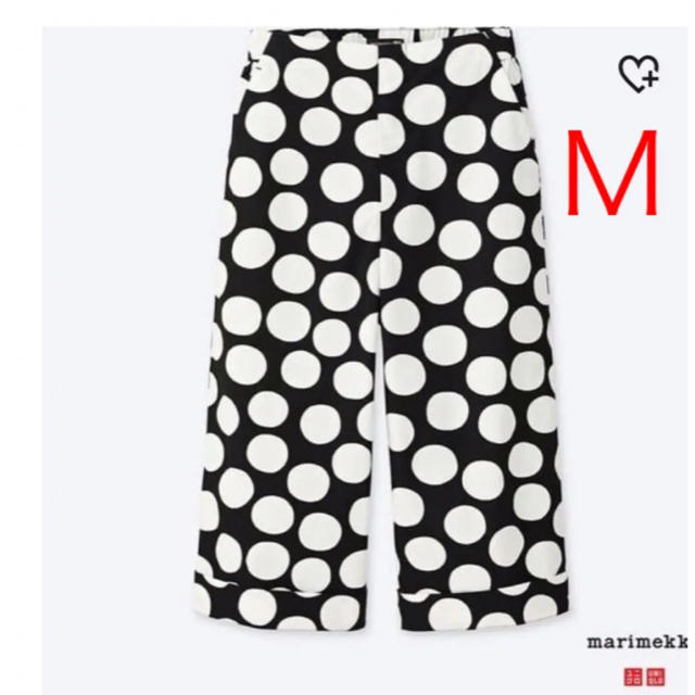 marimekko(マリメッコ)のユニクロ マリメッコ コラボ ワイドクロップドパンツ レディースのパンツ(クロップドパンツ)の商品写真