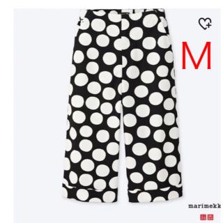 マリメッコ(marimekko)のユニクロ マリメッコ コラボ ワイドクロップドパンツ(クロップドパンツ)