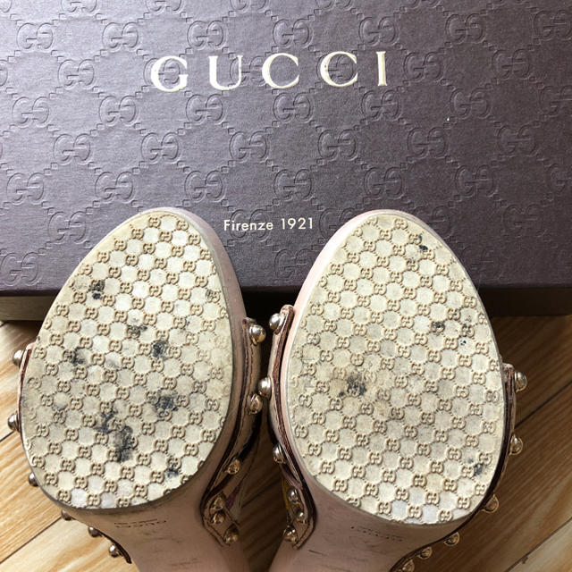 Gucci 23.5cmの通販 by 枝豆's shop｜グッチならラクマ - グッチ ウッドサンダル 日本製