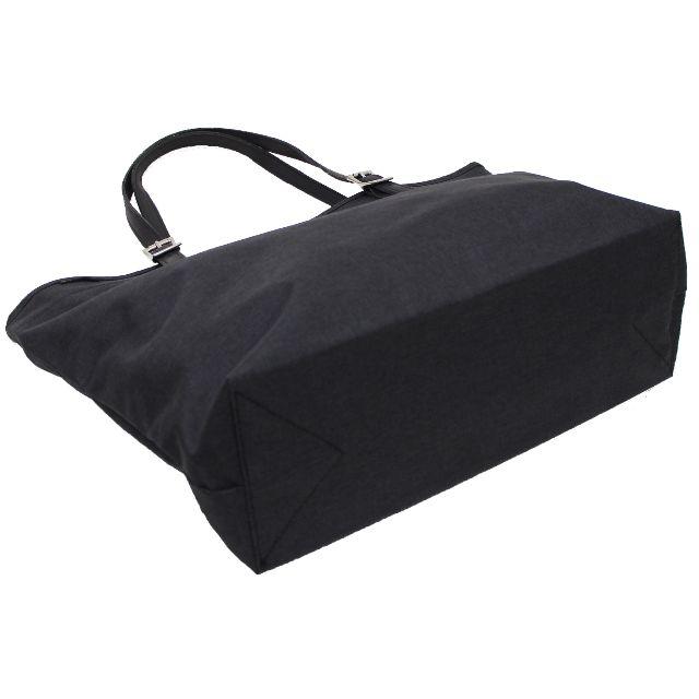 W*LT ウォルト トートバッグ杢調ポリエステル合皮メタルジップ★ブラック新品 メンズのバッグ(トートバッグ)の商品写真