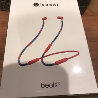 サカイ(sacai)の新品未開封 sacai beats X レッド(ヘッドフォン/イヤフォン)