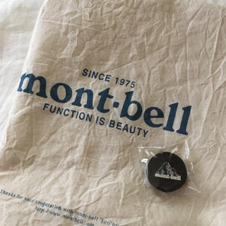 モンベル(mont bell)のモンベル会員ピンバッチ＆コットン袋(バッジ/ピンバッジ)