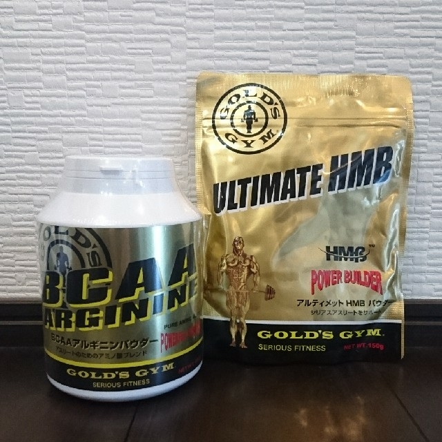 新品 2個セット 400g ゴールドジム BCAA HMB アルギニン サプリ