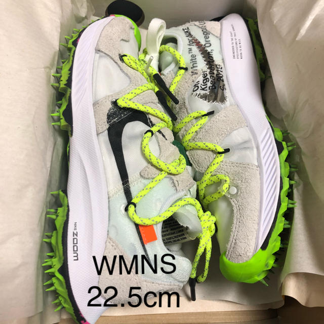 WMNS 22.5cm Nike off-white ズームテラカイガー