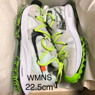 オフホワイト(OFF-WHITE)のWMNS 22.5cm Nike off-white ズームテラカイガー  (スニーカー)