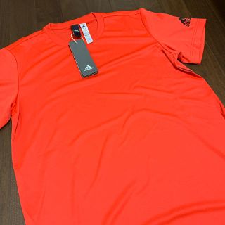 アディダス(adidas)の【新品】adidas アディダス Tシャツ トレーニングシャツ Mサイズオレンジ(Tシャツ/カットソー(半袖/袖なし))