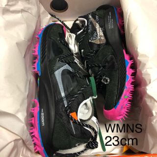 オフホワイト(OFF-WHITE)のWMNS 23cm Nike off-white ズームテラカイガー  (スニーカー)