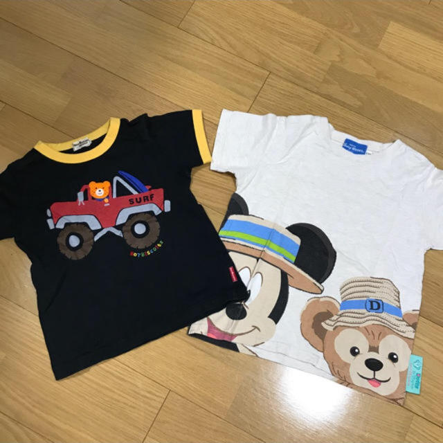 Disney(ディズニー)のディズニー 110 Tシャツ 2枚 キッズ/ベビー/マタニティのキッズ服男の子用(90cm~)(Tシャツ/カットソー)の商品写真