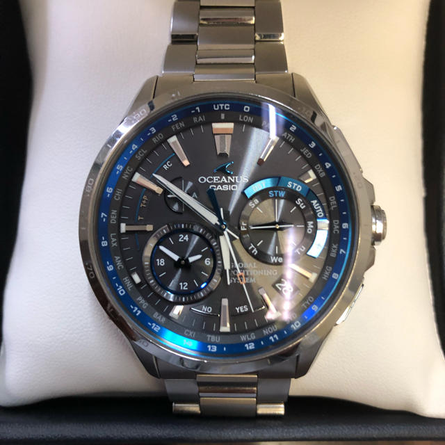 誠実 CASIO OCW-G1000-1AJF オシアナス CASIO - 腕時計(アナログ