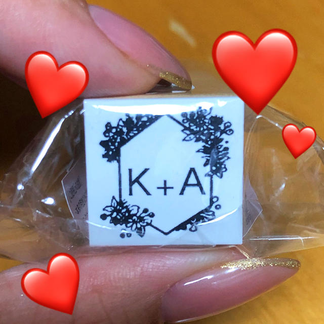 K&A♡イニシャルスタンプ♡新品 ハンドメイドの文具/ステーショナリー(はんこ)の商品写真