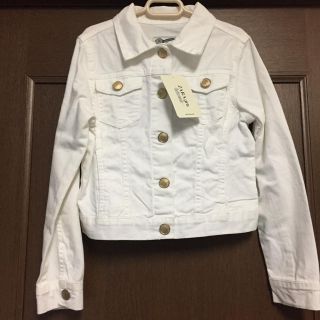 ザラキッズ(ZARA KIDS)の新品タグ付き ZARA KIDS ホワイトデニム ジャケット(ジャケット/上着)