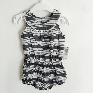 オールドネイビー(Old Navy)の新品♡ボーダーサロペット(ロンパース)