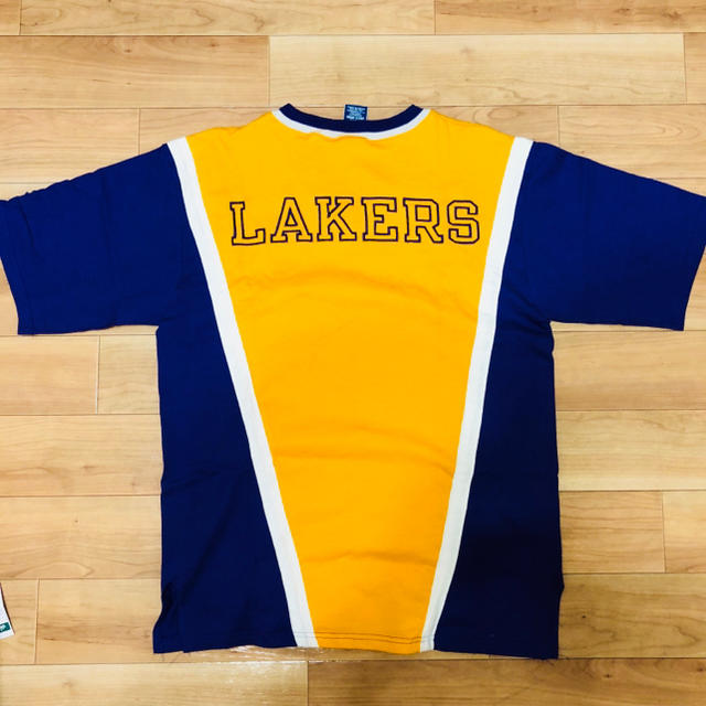 champion lakers USA  オーバーTシャツメンズ