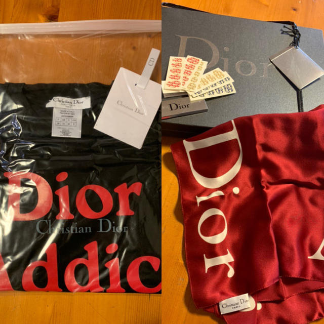 Christian Dior(クリスチャンディオール)のYy様ご専用！！レア⁉︎ディオール3点セット！未使用 レディースのトップス(Tシャツ(半袖/袖なし))の商品写真