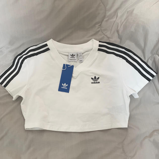 adidas クロップドTシャツ