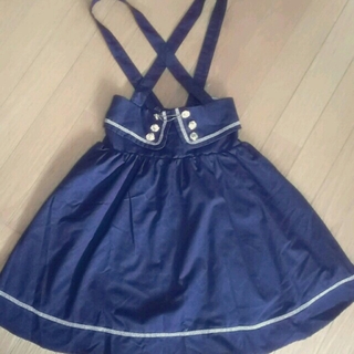 ブルーローグ(BLUE ROGUE)のサロペットスカート(ひざ丈スカート)