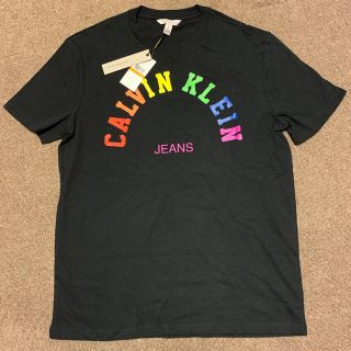 Calvin Klein 半袖 Tシャツ XL 黒 CKロゴ 正規品 ハワイ