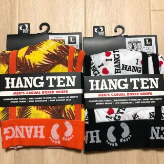 ハンテン(HANG TEN)の【新品2枚組】HANG TEN 前開き ボクサーパンツ Lサイズ⑤(ボクサーパンツ)