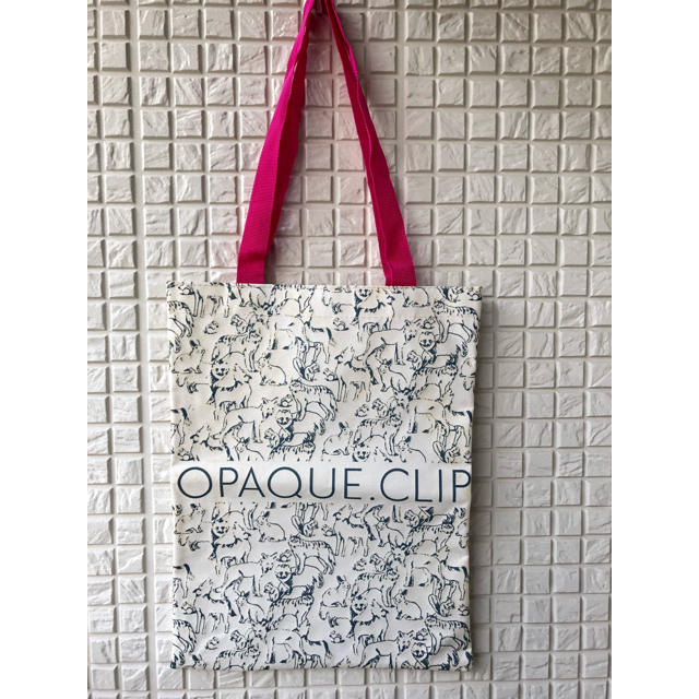 OPAQUE.CLIP(オペークドットクリップ)の【OPAQUE.CLIP】オペーク.ドットクリップ  ショップバッグ レディースのバッグ(トートバッグ)の商品写真