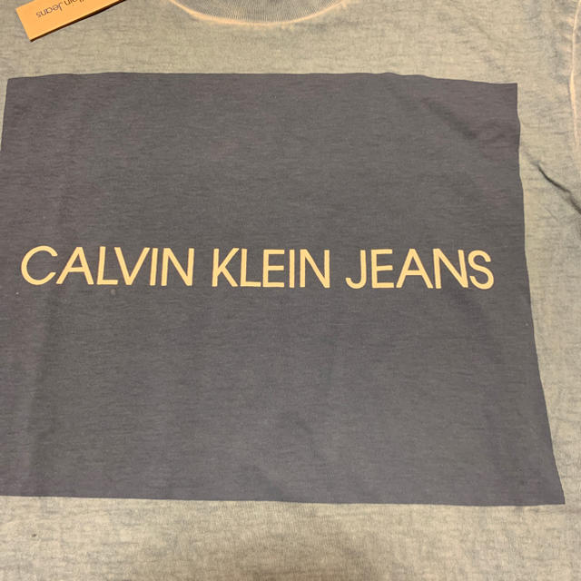 Calvin Klein(カルバンクライン)のCalvin Klein Jeans Tシャツ メンズXSサイズ ブルー メンズのトップス(Tシャツ/カットソー(半袖/袖なし))の商品写真