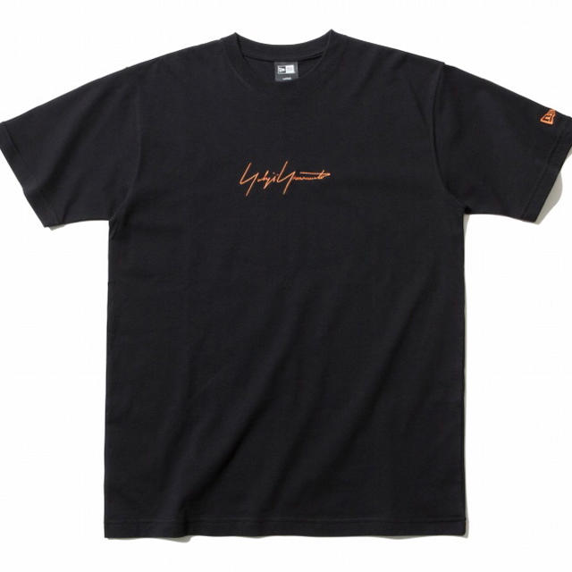 Yohji Yamamoto(ヨウジヤマモト)のYohji Yamamoto ニューエラ SS19  ブラック × オレンジ メンズのトップス(Tシャツ/カットソー(半袖/袖なし))の商品写真