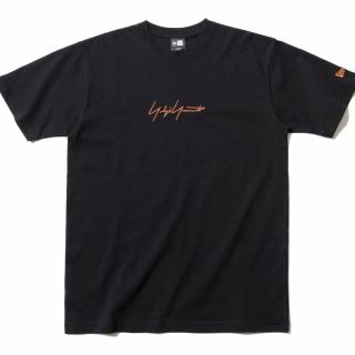 ヨウジヤマモト(Yohji Yamamoto)のYohji Yamamoto ニューエラ SS19  ブラック × オレンジ(Tシャツ/カットソー(半袖/袖なし))