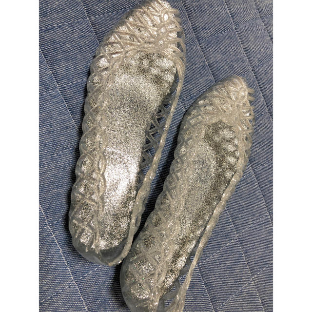 【新品】ビニールパンプス シルバー レディースの靴/シューズ(ハイヒール/パンプス)の商品写真