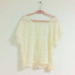 マジェスティックレゴン(MAJESTIC LEGON)のマジェスティックレゴン♡レーストップス(Tシャツ(半袖/袖なし))