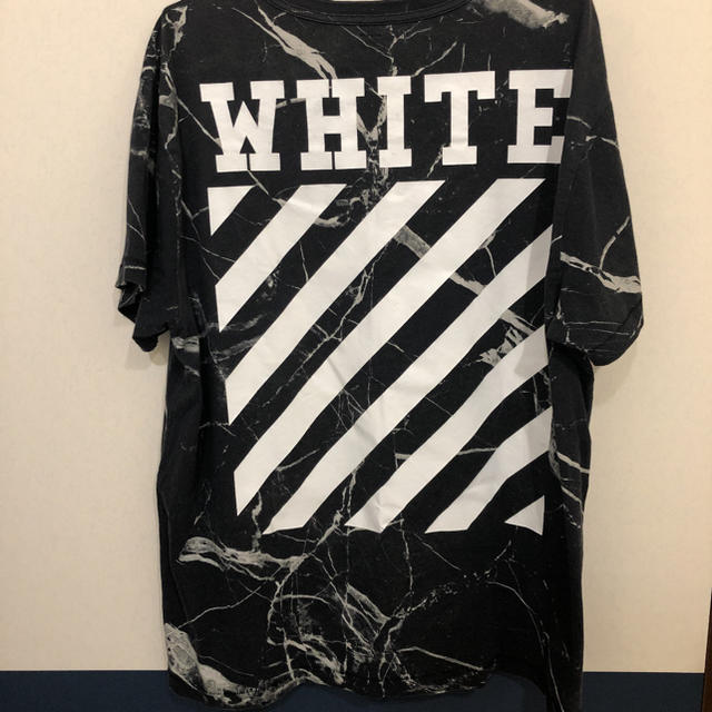 off-white オフホワイト マーブル Tシャツ Lサイズ