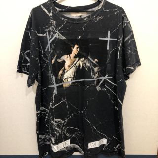 off-white Mサイズ Tシャツ マーブル