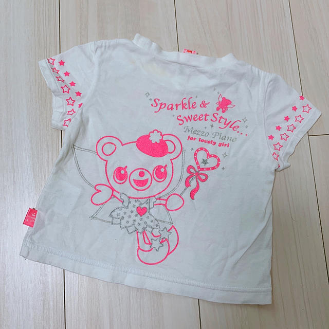 mezzo piano(メゾピアノ)のメゾピアノＴシャツ 90 うさぎ♡ mezzopiano キッズ/ベビー/マタニティのキッズ服女の子用(90cm~)(Tシャツ/カットソー)の商品写真