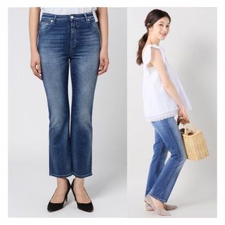 アパルトモンドゥーズィエムクラス(L'Appartement DEUXIEME CLASSE)のCLOSED DENIM ROSE クロップドフレア デニム★ベイクルーズ取扱い(デニム/ジーンズ)