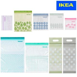 イケア(IKEA)のIKEA ジップロック 9種45枚 お試しセット(0.25～6L)(収納/キッチン雑貨)