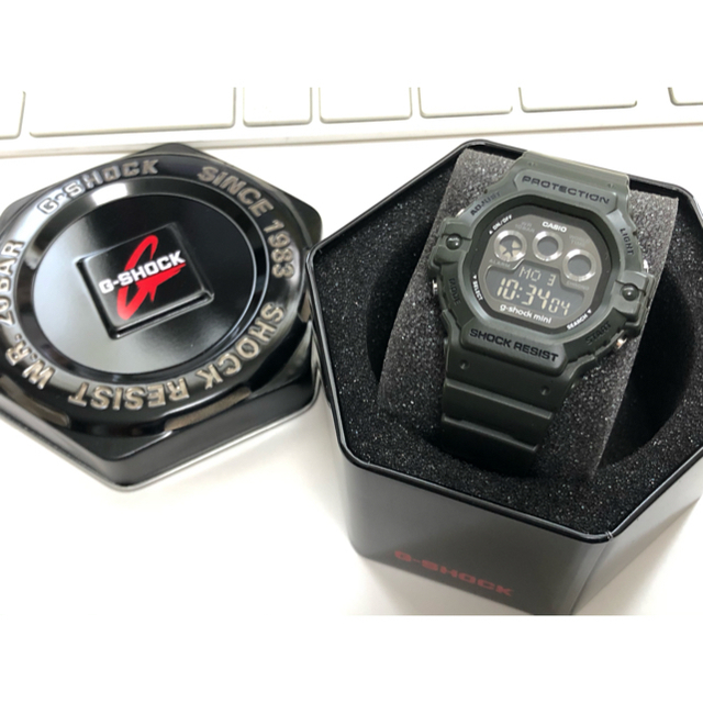 G-SHOCK/mini/アーミーグリーン/三ツ目/GMN-590/カーキ/箱付