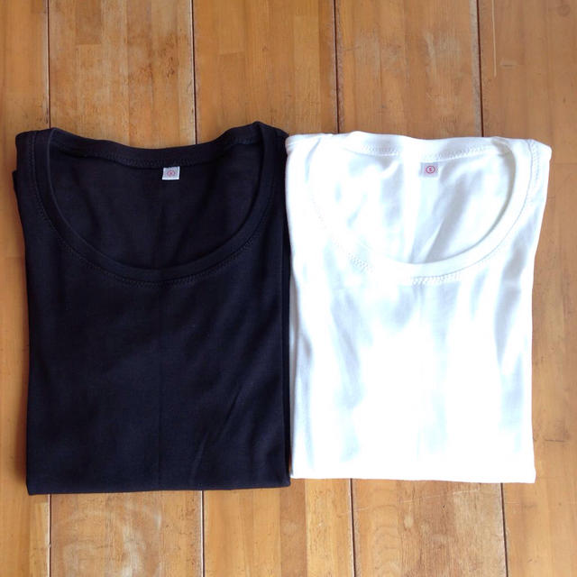 UNIQLO(ユニクロ)のユニクロ/UNIQLO無地七分袖Tシャツ レディースのトップス(Tシャツ(長袖/七分))の商品写真