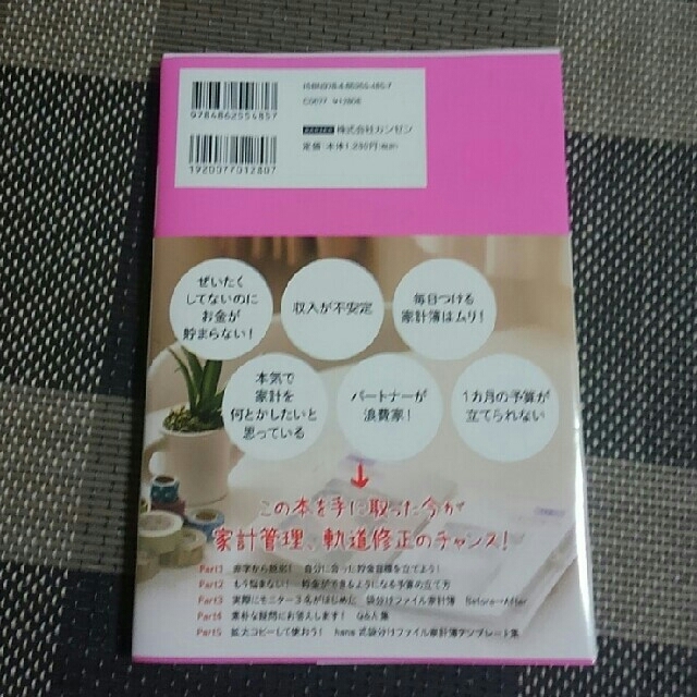 hana 式袋分けファイル家計簿実践編　毎月＋１万円貯まる家計 エンタメ/ホビーの本(住まい/暮らし/子育て)の商品写真