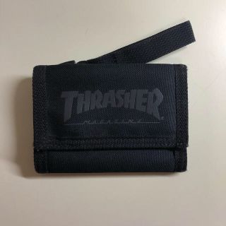 スラッシャー(THRASHER)のTHRASHER スラッシャー 財布 折りたたみ財布 ブラック 黒 (折り財布)