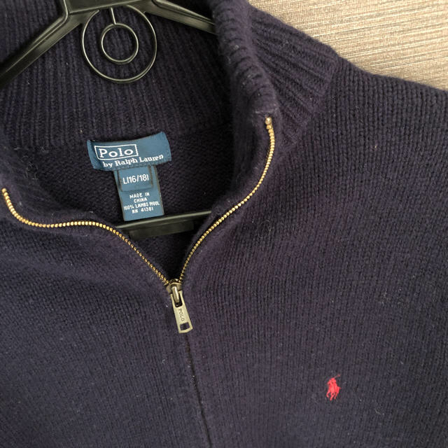 POLO RALPH LAUREN(ポロラルフローレン)のmiyukin様　ラルフローレン ニット カーディガン　紺色 レディースのトップス(カーディガン)の商品写真