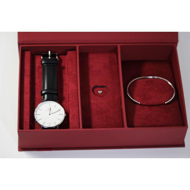 直送商品 Daniel Wellington 男性から女性への上品なプレゼント☆★海外バレンタインギフトボックスセット - 腕時計