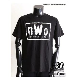 【送料込み】WWE nWo Tシャツ(Lサイズ) 【未使用に近い】(Tシャツ/カットソー(半袖/袖なし))