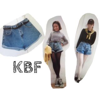 ケービーエフ(KBF)のKBF△デニムショートパンツ(ショートパンツ)