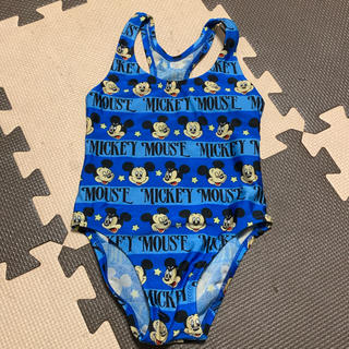 ディズニー(Disney)の【95】ミッキーの水着 青 ワンピタイプ(水着)