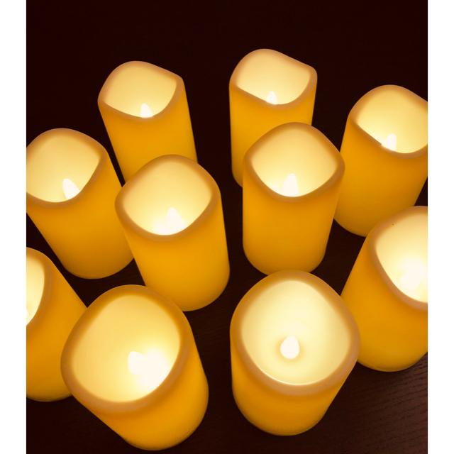 LED キャンドル ウエディング コスメ/美容のリラクゼーション(キャンドル)の商品写真